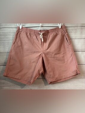HUF Worldwide men’s pull on shorts, blush/pink, large